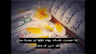 سورة الفاتحة المعوذتين الاخلاص آية الكرسي و آواخر سورة البقرة للقارئ سعد الغامدي