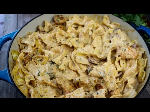 Creamy Cajun Chicken & Sausage Bow Tie Pasta Recipe | Pasta Recipes | Pasta Ideas