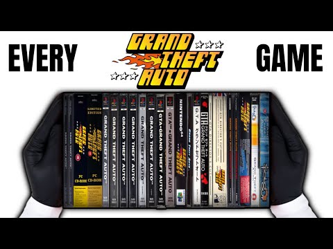 I Unboxed Every GRAND THEFT AUTO 1 Game EVER