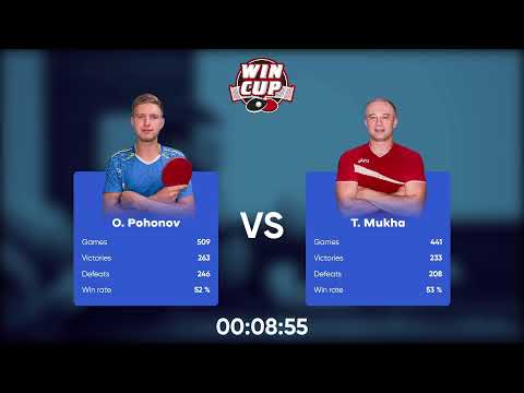 10:00 Андреев Олег 3-1 Погонов Александр   стол 4  ЮГ-1  28.07.22