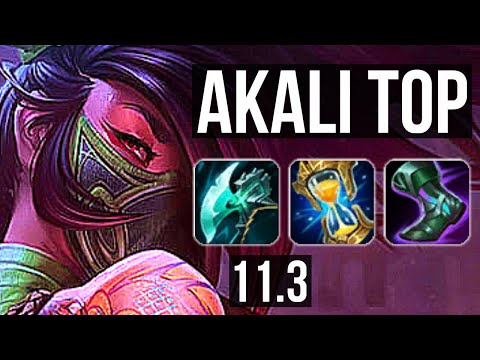 AKALI vs WUKONG (TOP) | Legendary, 12/3/7, 300+ games | EUW Diamond | v11.3