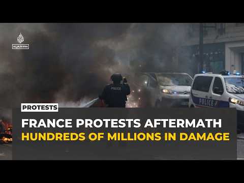 France protests: Government counts cost of violence as more demonstrations loom