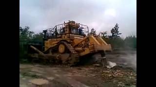Awesome Footage of a Caterpillar D11N Ripping Rock # 2