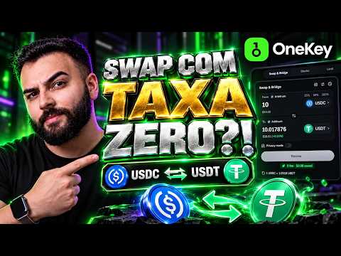 Faça SWAP com TAXA ZERO! Apenas na Onekey!