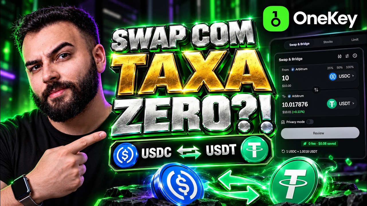 Faça SWAP com TAXA ZERO! Apenas na Onekey!
