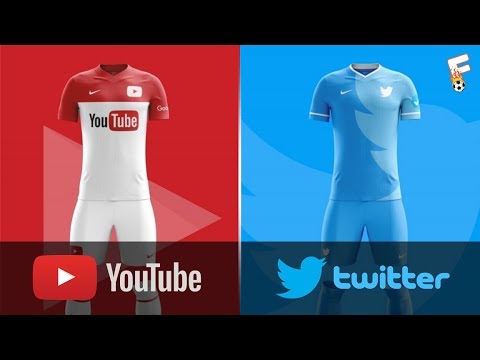 Most Populer App Store Football Kits Design ⚽ Youtube, Snapchat, Twitter, etc ⚽ Footchampion Video