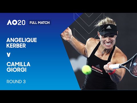 Angelique Kerber v Camila Giorgi Full Match | Australian Open 2020 Third Round