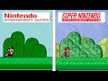 Super Mario Bros 3 NES Vs SNES Graphics Comparison