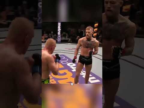 Après un combat déjà légendaire, Connor s’est soudainement dirigé vers José Aldo#atleta#conor#jose