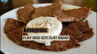 Flax seed-Flat Bread/Roti/Pita (Gluten Free/Vegetarian) | Keto recipes | Low Carb