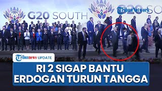 Gibran Diapit PM Jepang & Presiden Komisi Eropa saat Foto Bersama hingga Pegangi Tangan Erdogan