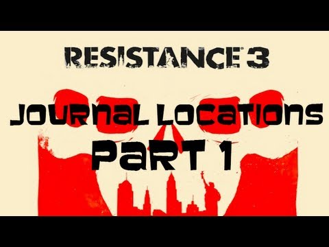 Resistance 3 Journal Locations/Guide "ARCHIVALIST" Trophy Part 1/2