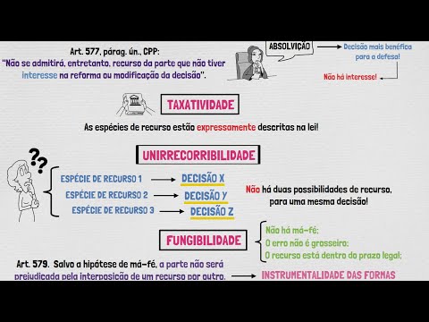 TEORIA GERAL DOS RECURSOS | Princípios | PROCESSO PENAL - Parte I