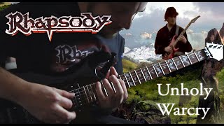 Unholy Warcry - Rhapsody full solo cover (Full HD)