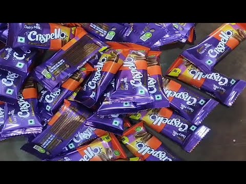 How to put cadbury crispello chocolate in box?