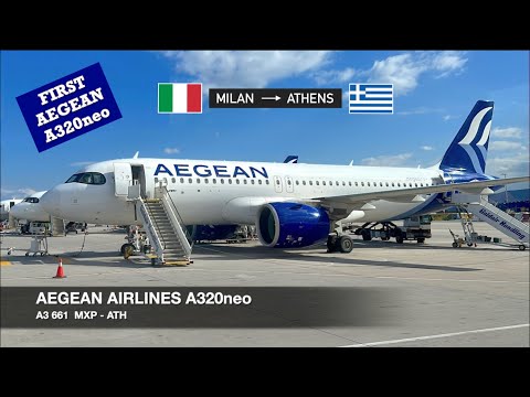 EUROPE’S BEST REGIONAL AIRLINE! | Aegean Airlines A320neo | Milan MXP ✈ Athens | Economy Class
