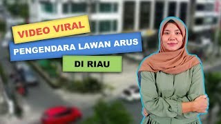 WOW TODAY: Viral Video Pengendara Motor Lawan Arus, Senggol Pengendara Lain hingga Masuk Got