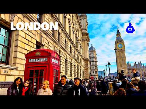 Historic Central London Walk 2026 | Big Ben, Parliament Square & Covent Garden [4K HDR]
