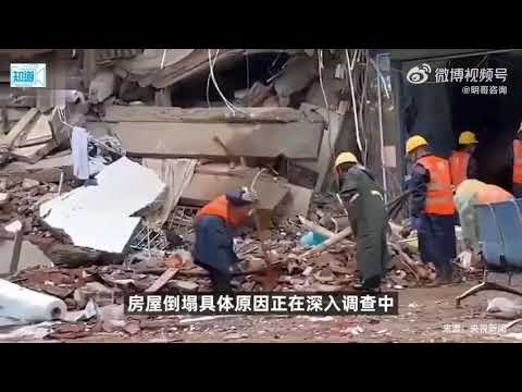 Prédio desaba em Changsha, província de Hunan, 23 pessoas presas, 39 incapazes de serem contatadas - China