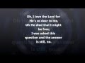 The Winans - The Question Is (Lyrics)