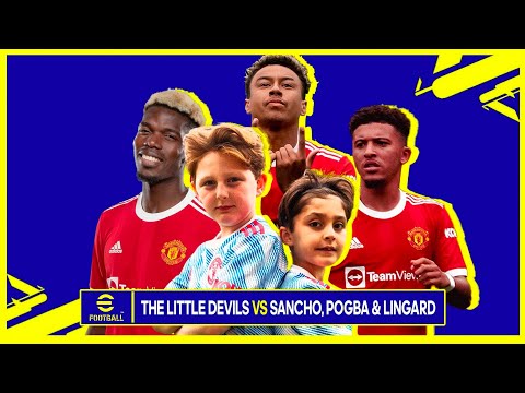 The Little Devils Play @eFootball With Sancho, Lingard & Pogba