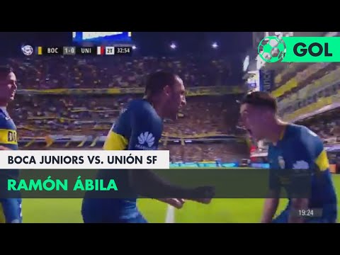Ramón Ábila (1-0) Boca Juniors vs Unión SF | Fecha 26 - Superliga Argentina 2017/2018
