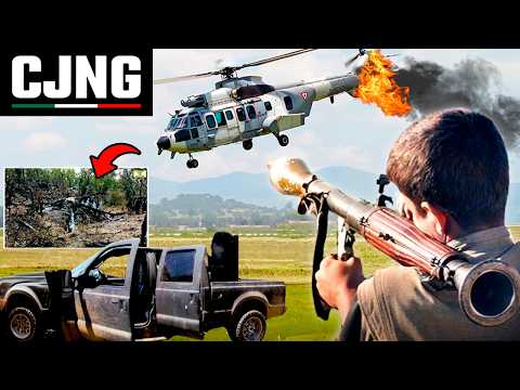 ⚠️🇲🇽 This is how the CJNG shot down a military helicopter with a rocket launcher | Operation Jali...