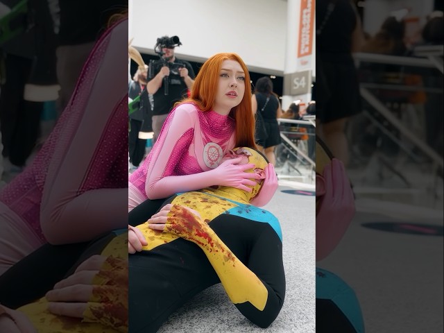 Vídeo relacionado con Jiumaocleu Disfraz de cosplay invencible de anime Mark Grayson, overol de cosplay de Omni-Man, traje de Atom Eve, traje de anime para juego de rol, conjunto completo de ropa