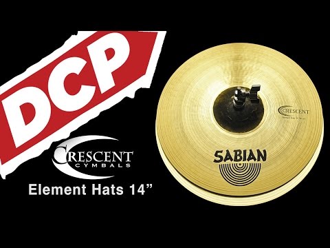 Crescent Elements Hi Hat Cymbals 14" 1029/1369 grams