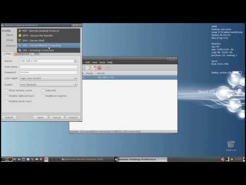 Antix 13 - Control your server with a VNC client.