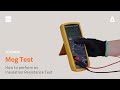 How to perform an Insulation Resistance Test (Meg Test)