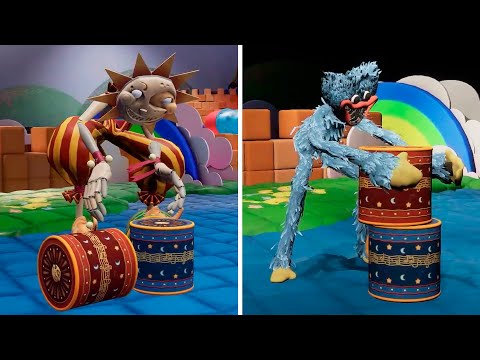 How Sun and Huggy Wuggy CLEAN UP the MESS made by Gregory – FNAF Security Breach