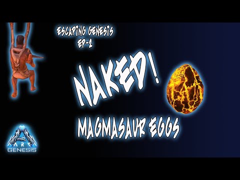 Naked Magmasaur Eggs!! and a dead baby shinehorn | Escaping Genesis Episode 2 (UnderSquad)