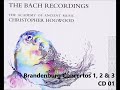 J. S. Bach  - Brandenburg Concertos 1,2 & 3  - C. Hogwood (CD 01)