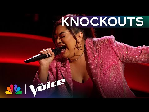 Zeya Rae Is SUPERCHARGED with RAW Emotions Performing "River" | The Voice Knockouts | NBC
