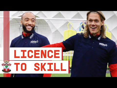 SKILLS | Southampton players take on Utilita’s Licence to Skill challenge