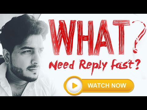What Need Reply Fast Watch now