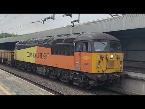6K38 - CR56s - 56090 on a ballast move - Longport Colas to Crewe Basford Hall via Stafford 133 late