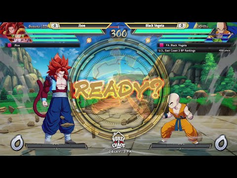DBFZ - COM 60 - Jboe vs Black Vegeta [ Definitely an entertaining Set ]
