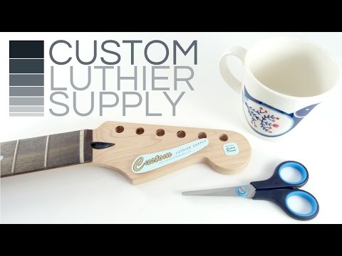 How To Apply Waterslide Guitar Headstock Decals