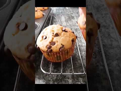 Easy Chocolate chip muffins  # Shorts