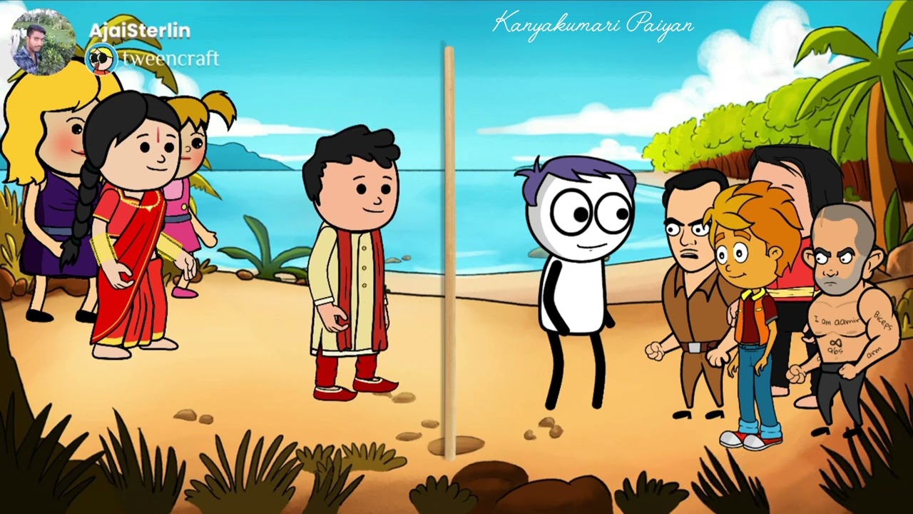 வழுக்கு மரம் போட்டி🤣#kanyakumari 