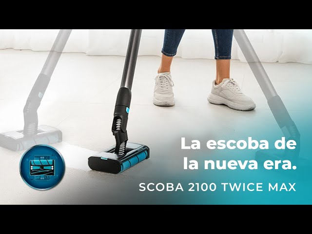 Aspirapolvere senza fili Cecotec Scoba 2100 Twice Max 210W Autonomia 45min Doppio spazzola video