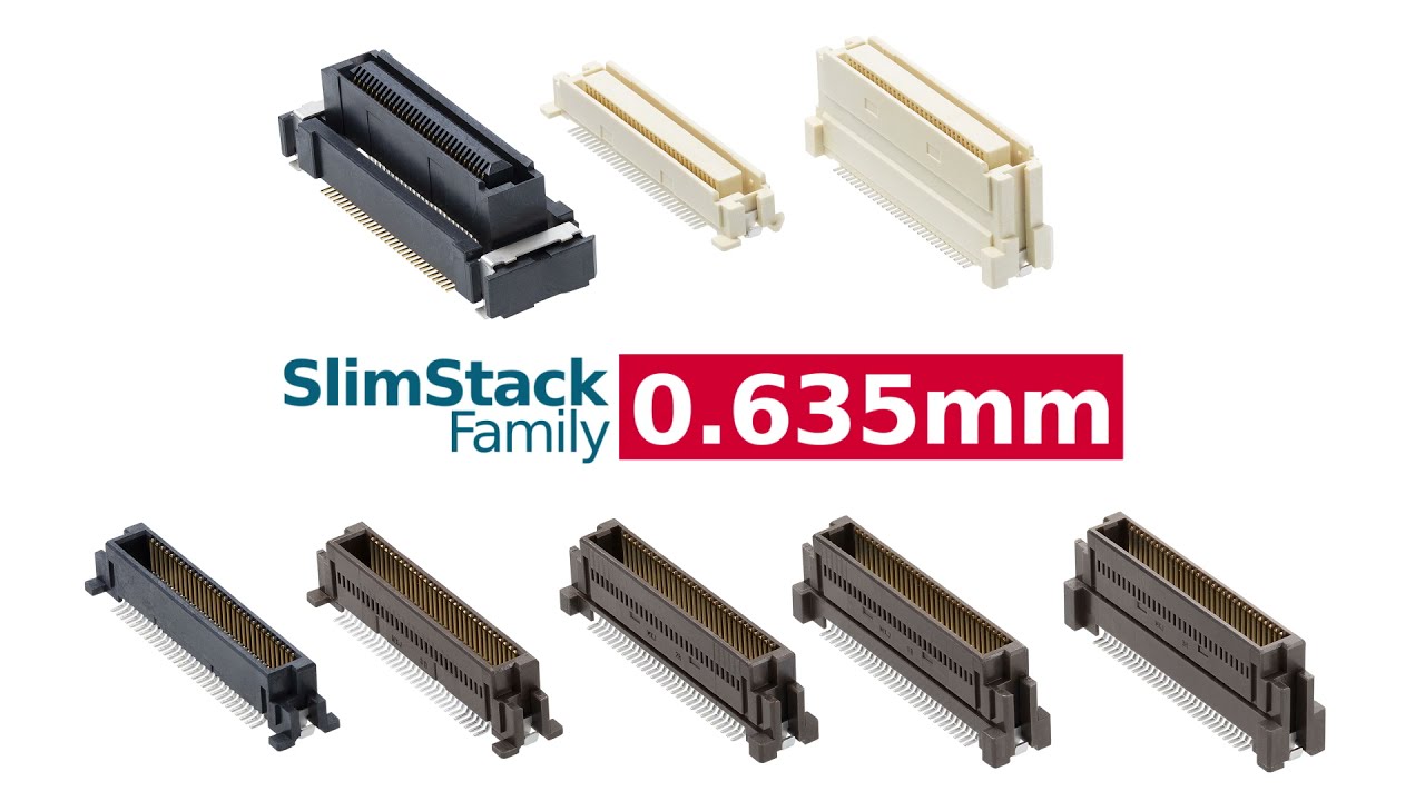 SlimStack 0.635mm Floating Board-to-Board Connectors | Molex