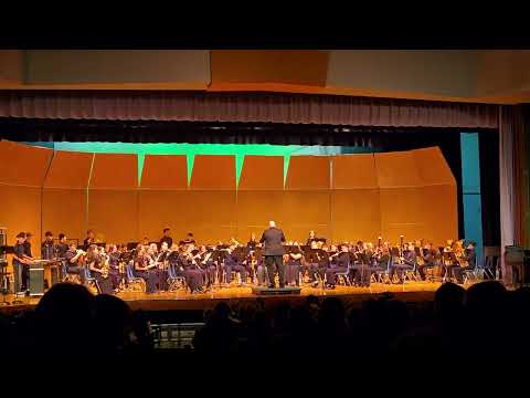 Saline Middle School 8th grade band performs: Primeval Dance by Brian Balmages. 10-2-2025