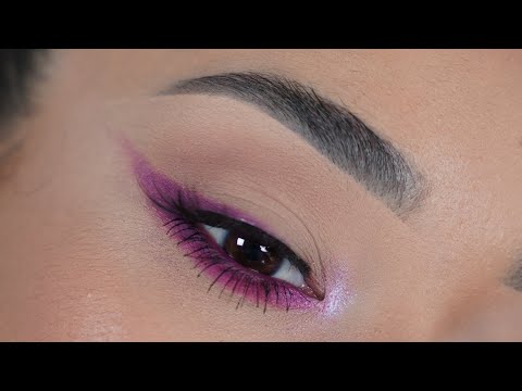 Delineador De Sombra Morada | Facil Para Principiantes