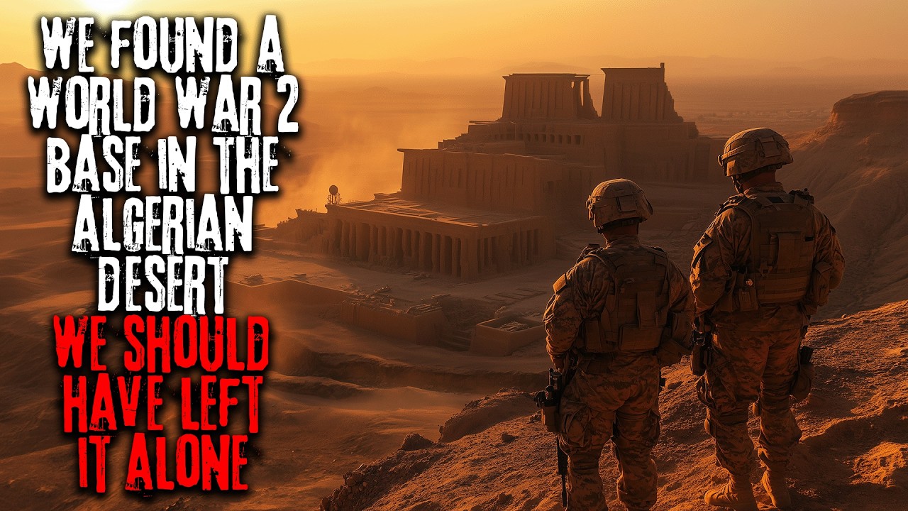 We Found A Secret World War 2 Base In The Algerian Desert, We Should Have Left It Alone. Creepypasta