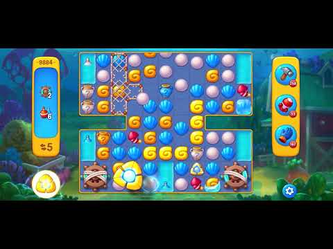 Fishdom level 9884 no boosters フィッシュダム ノーマル