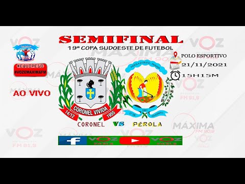 COPA SUDOESTE DE FUTEBOL 2021 - 21/11/2021 SEMIFINAL, CORONEL VIVIDA X PÉROLA