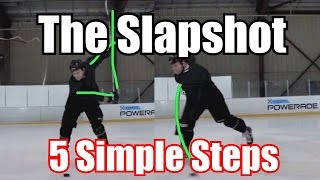 5 Steps - How To Take a Slapshot